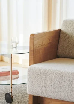 Frame 2 Person Sofa - Oak Clear Wax Oiled
