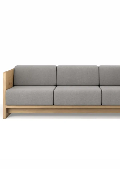 Frame 3 Person Sofa - Oak Clear Wax Oiled