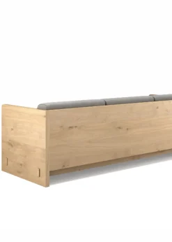 Frame 3 Person Sofa - Oak Clear Wax Oiled