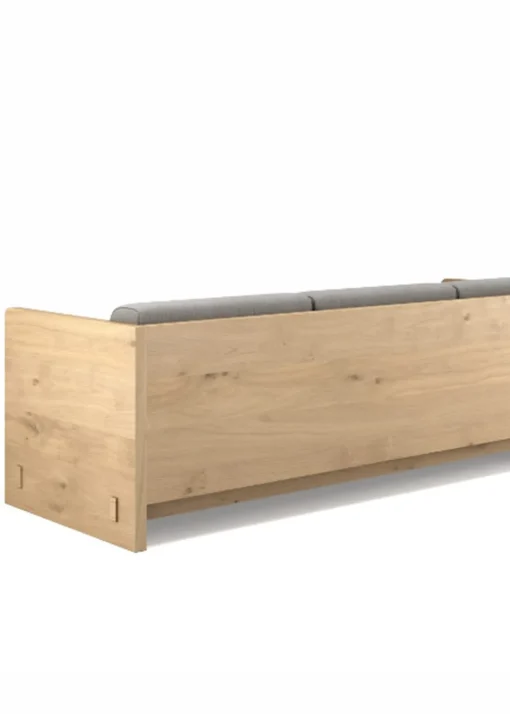 Frame 3 Person Sofa - Oak Clear Wax Oiled