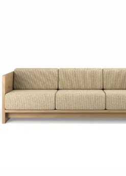Frame 3 Person Sofa - Oak Clear Wax Oiled