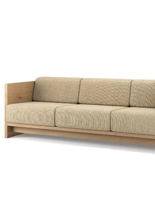 Frame 3 Person Sofa - Oak Clear Wax Oiled