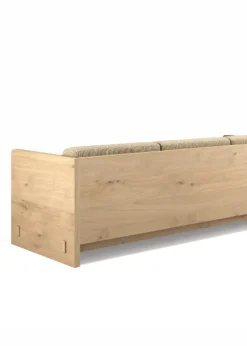 Frame 3 Person Sofa - Oak Clear Wax Oiled