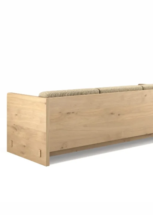 Frame 3 Person Sofa - Oak Clear Wax Oiled