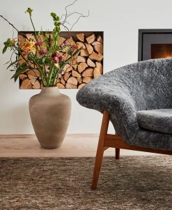 Fried Egg Chair / Smoked Oak
