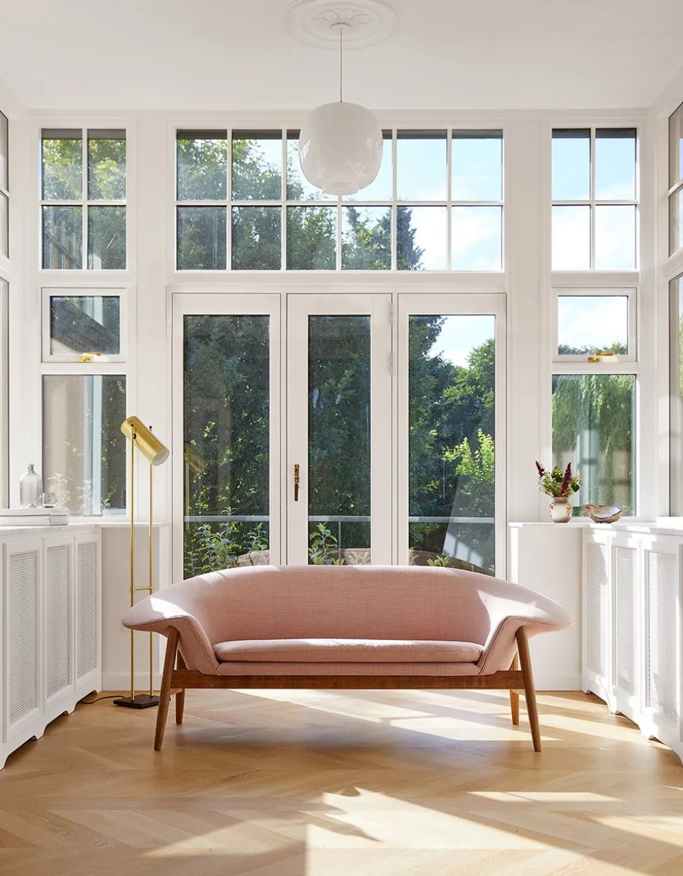 Fried Egg Sofa / Oiled Teak