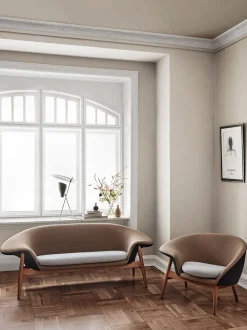 Fried Egg Sofa / Oiled Teak