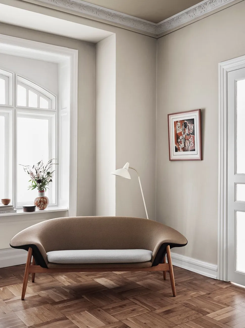 Fried Egg Sofa / Oiled Teak