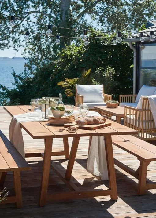 George Teak Spisebord