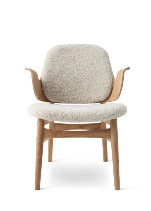 Gesture Lounge Chair / White Oiled Oak