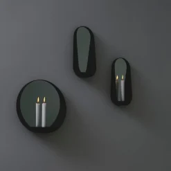 GLIM Mirror Candlestick Round