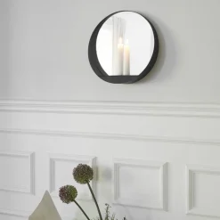 GLIM Mirror Candlestick Round
