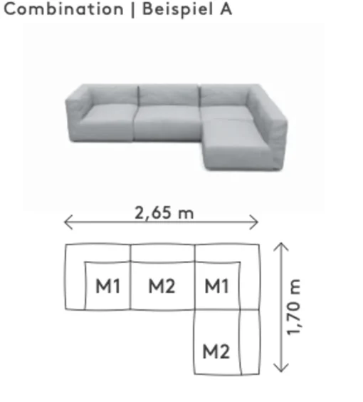 GROW outdoor sofa - Combination A