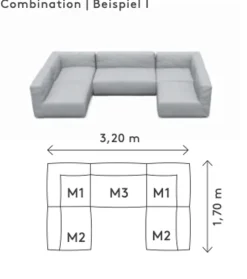 GROW outdoor sofa - Combination I