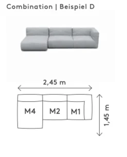GROW outdoor sofa - Combination D