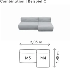 GROW outdoor sofa - Combination C