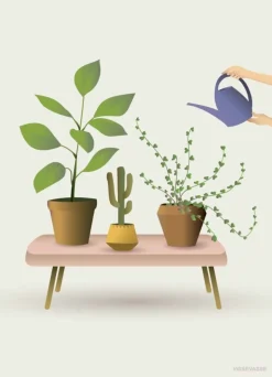 GROWING PLANTS - poster