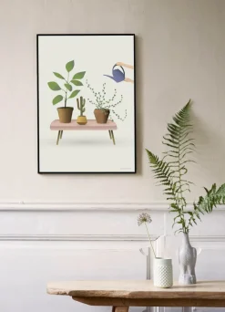 GROWING PLANTS - poster
