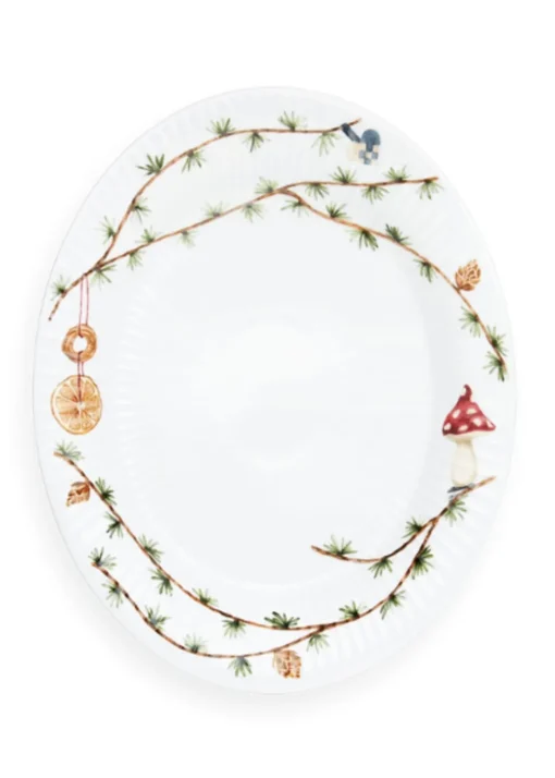 Hammershøi Christmas Ovalt Bordfad