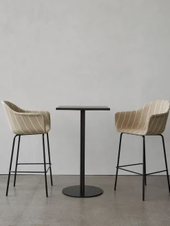 Harbour Bar Chair / Black Steel Base