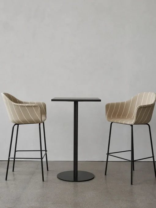 Harbour Bar Chair / Black Steel Base