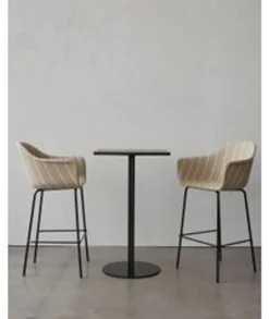 Harbour Bar Chair / Black Steel Base