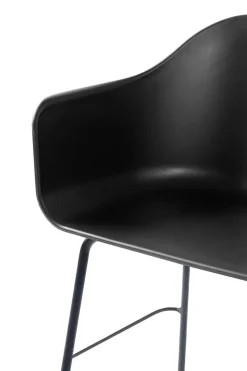 Harbour Bar Chair / Black Steel Base