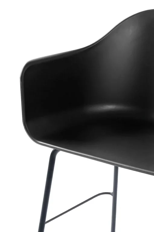 Harbour Bar Chair / Black Steel Base