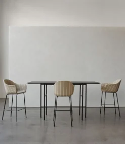 Harbour Bar Chair / Black Steel Base