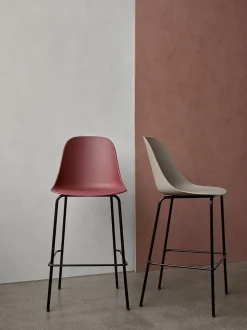 Harbour Bar Counter Chair / Black Steel Base
