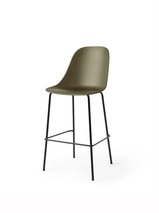 Harbour Bar Counter Chair / Black Steel Base