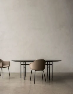 Harbour Dining Chair / Black Steel Base