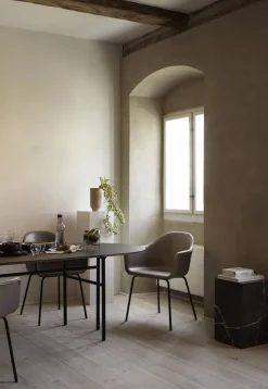 Harbour Dining Chair / Black Steel Base