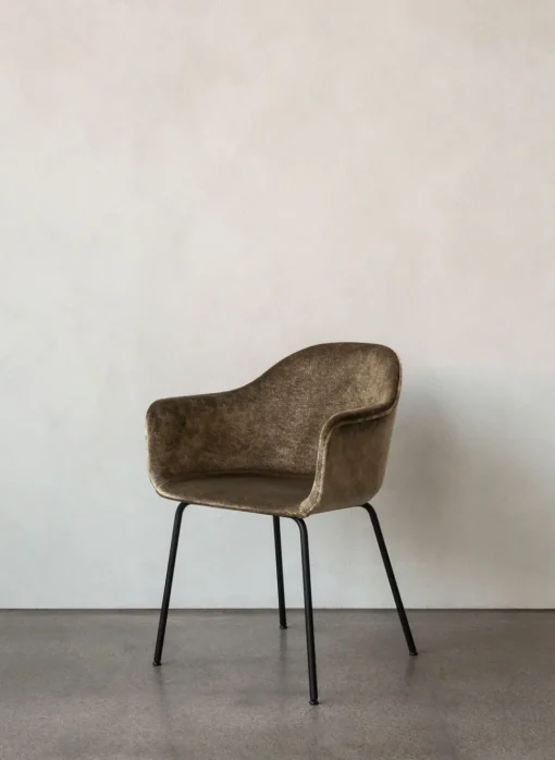Harbour Dining Chair / Black Steel Base