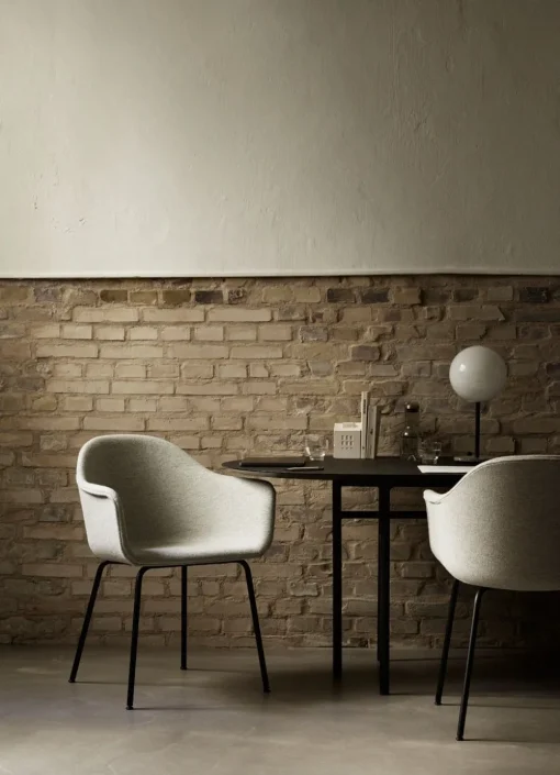 Harbour Dining Chair / Black Steel Base