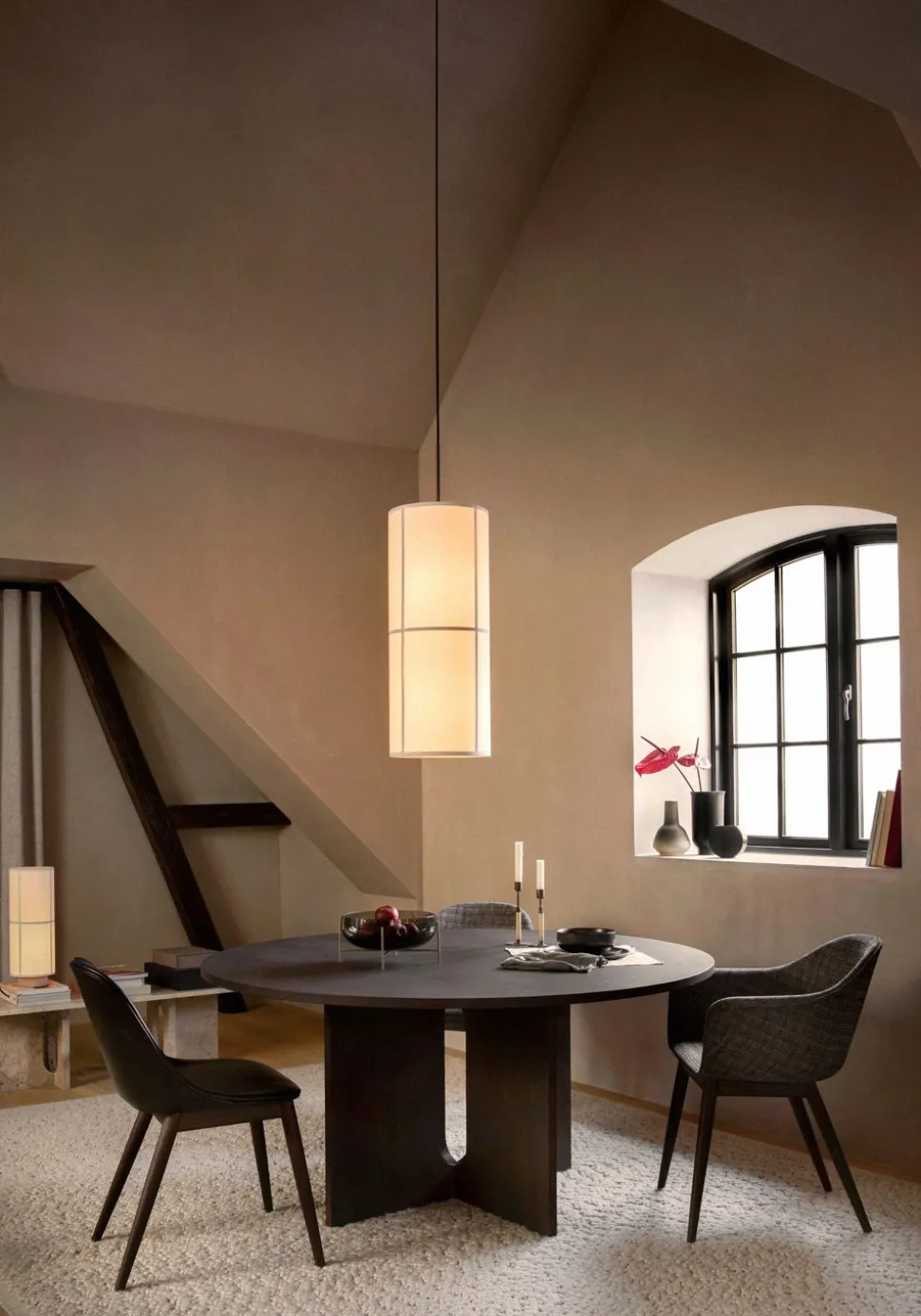 Harbour Dining Chair / Black Oak Base