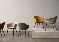 Harbour Dining Chair / Black Oak Base