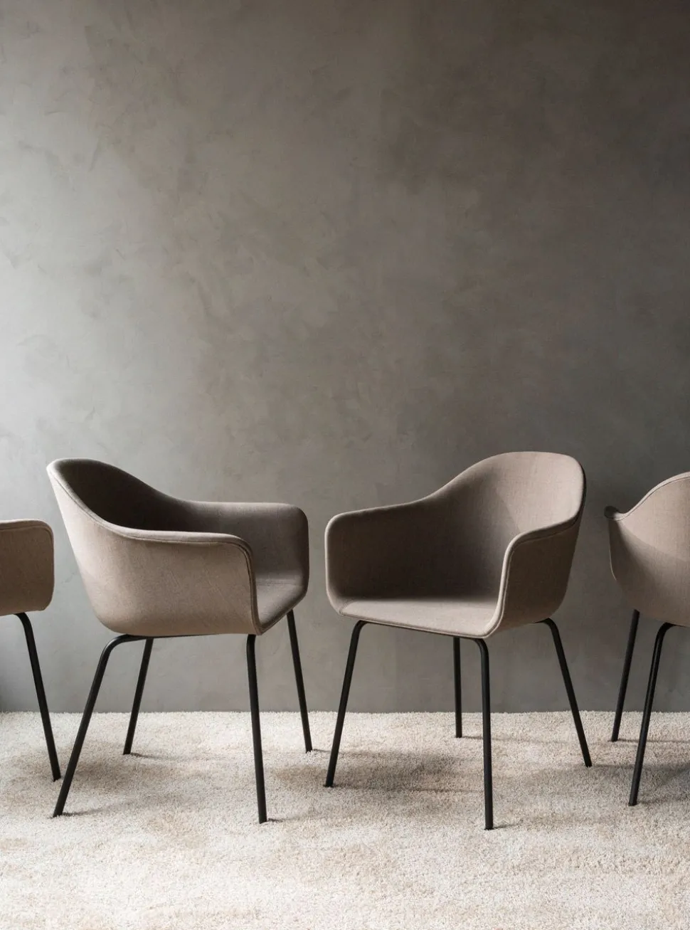 Harbour Dining Chair / Black Steel Base