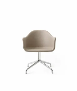 Harbour Dining Chair / Polished Aluminium Star Base w. Swivel
