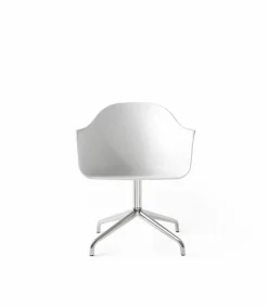 Harbour Dining Chair / Polished Aluminium Star Base w. Swivel