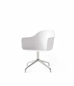 Harbour Dining Chair / Polished Aluminium Star Base w. Swivel