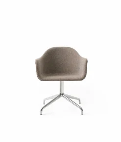 Harbour Dining Chair / Polished Aluminium Star Base w. Swivel