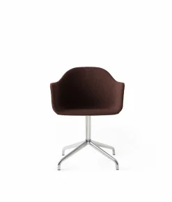 Harbour Dining Chair / Polished Aluminium Star Base w. Swivel