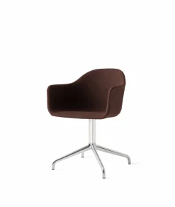 Harbour Dining Chair / Polished Aluminium Star Base w. Swivel
