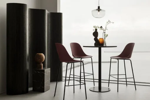 Harbour Side Counter Chair / Black Steel Base