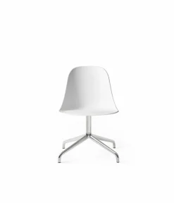 Harbour Side Dining Chair / Polished Aluminium Star Base w. Swivel