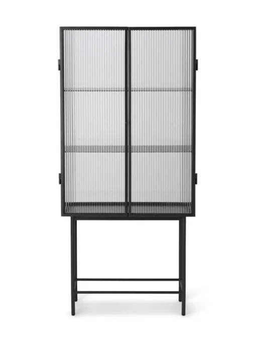 Haze Vitrine - Reeded Glass