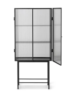 Haze Vitrine - Reeded Glass