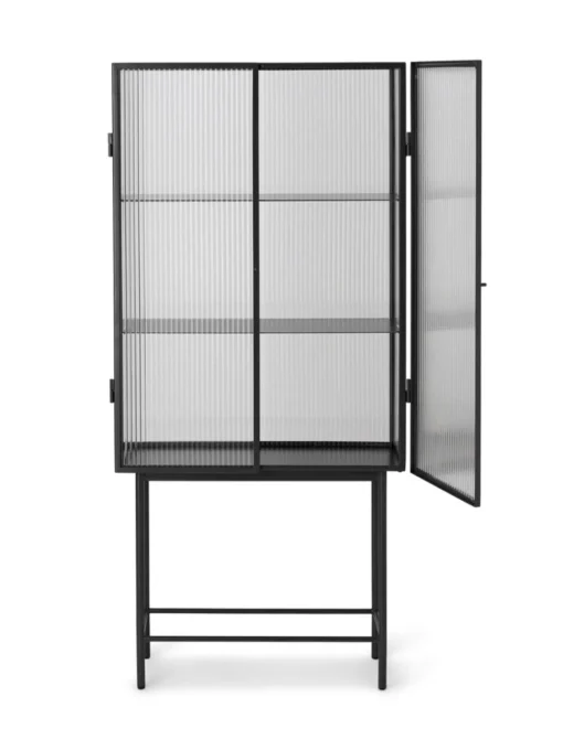 Haze Vitrine - Reeded Glass