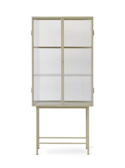 Haze Vitrine - Reeded Glass